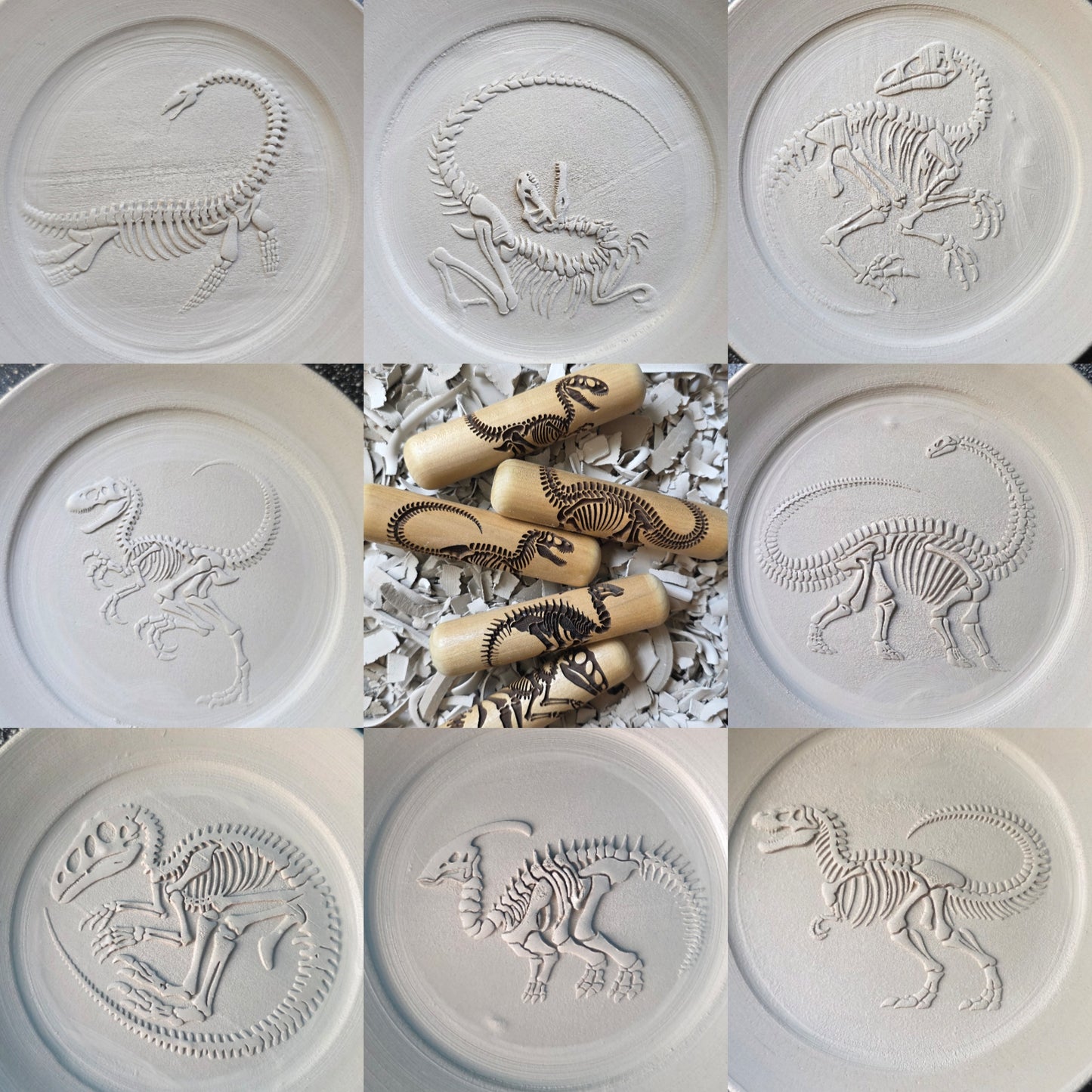 Z*Texture Roller- Compsognathus Fossil