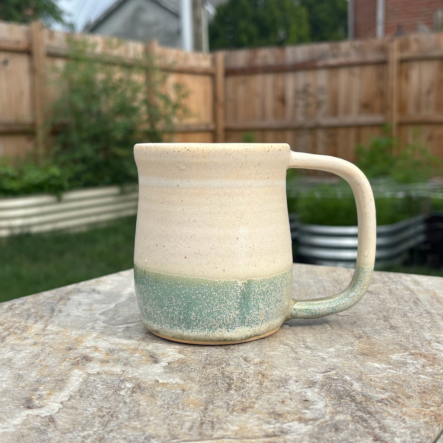Anne Runkle- Badger Mug (white)