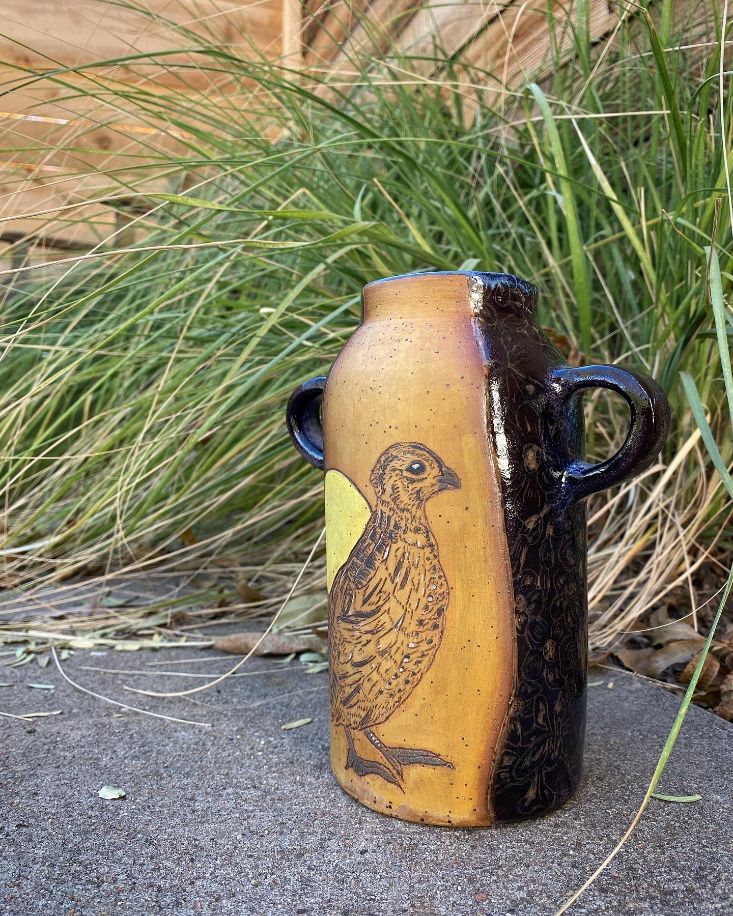 Rachel Burke Jasso- Quail Vase