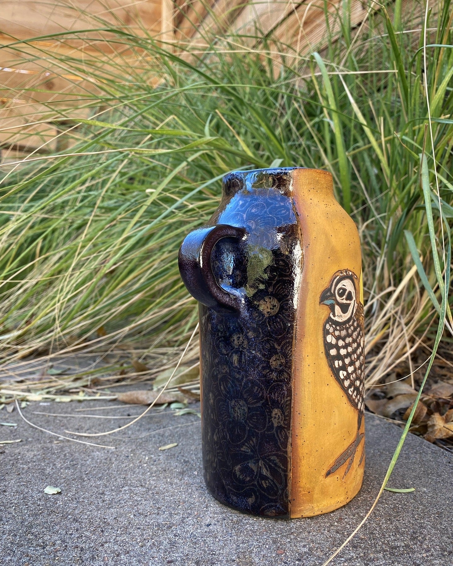 Rachel Burke Jasso- Quail Vase