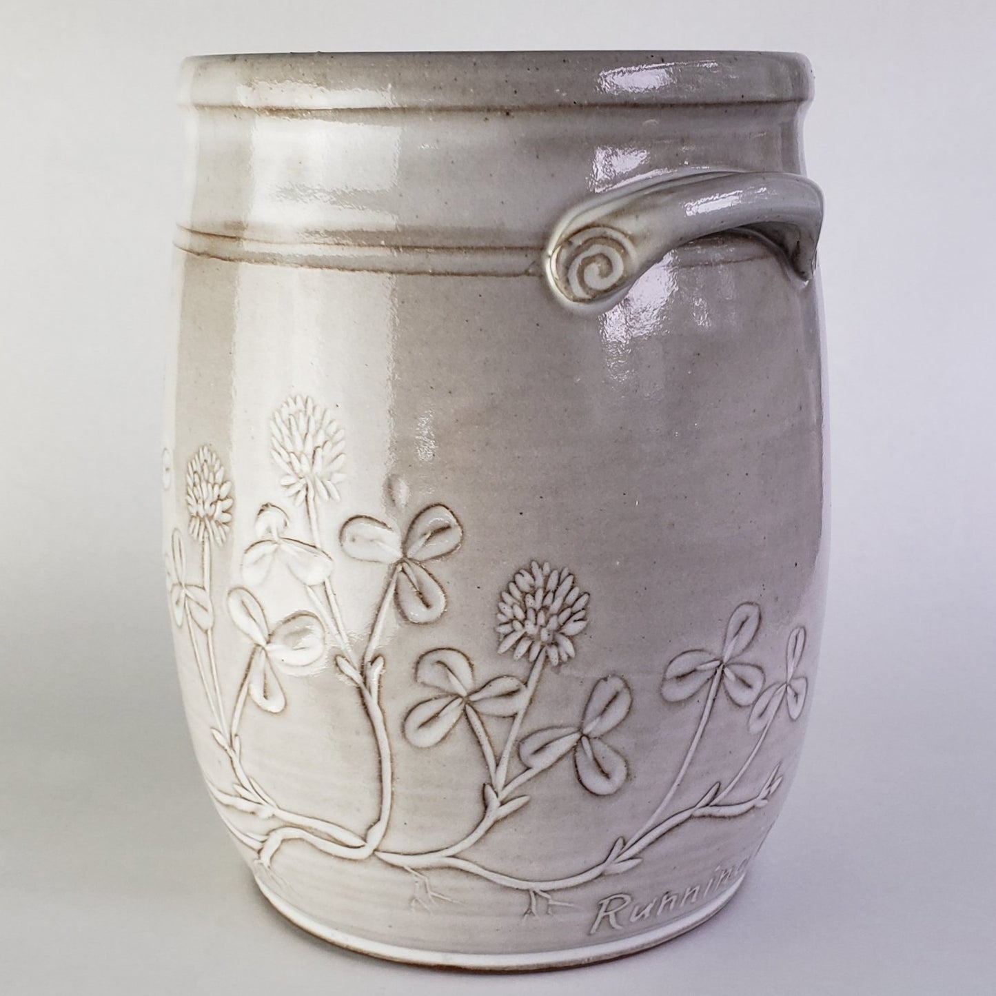 Michael Vorisek- Running Buffalo Clover Vase