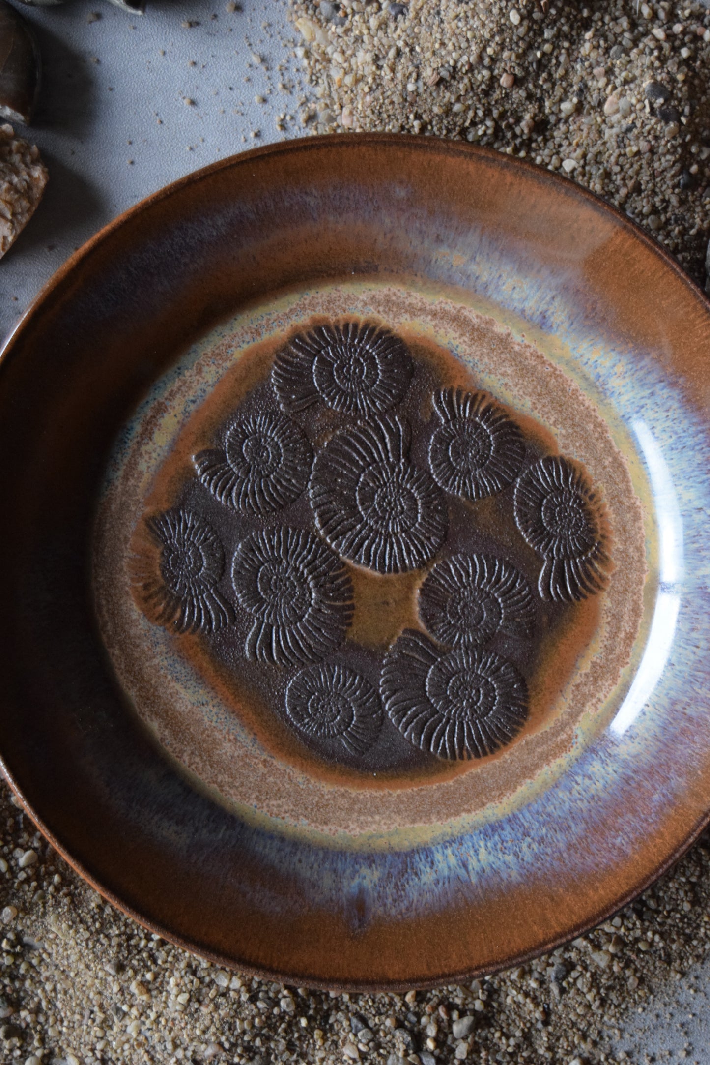 Fossil Trinket Plate 17
