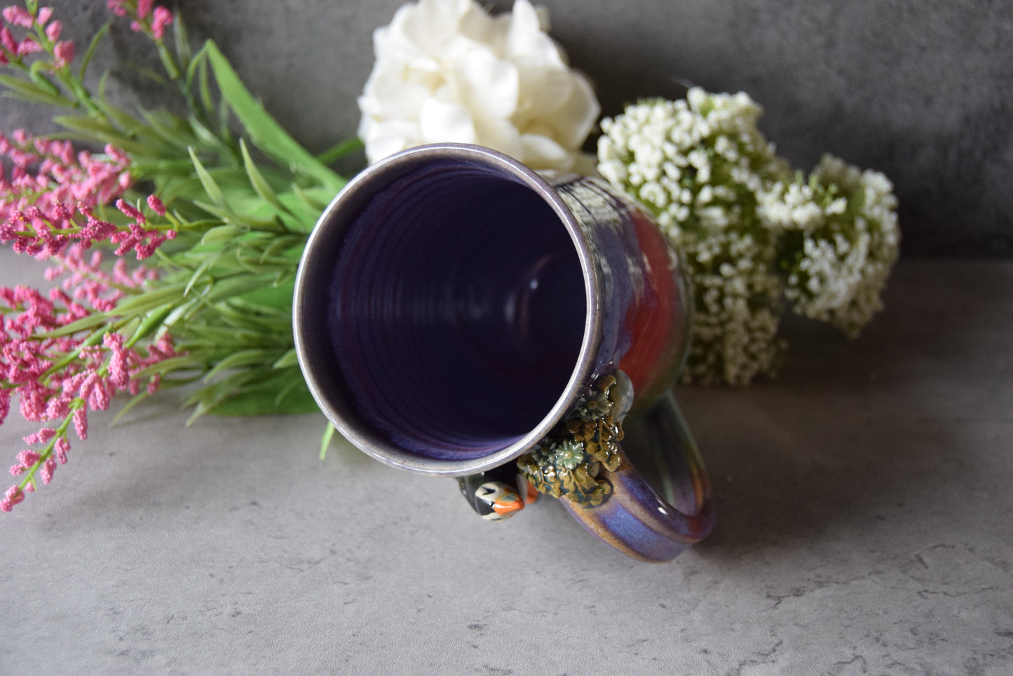Puffin Mug (purple)