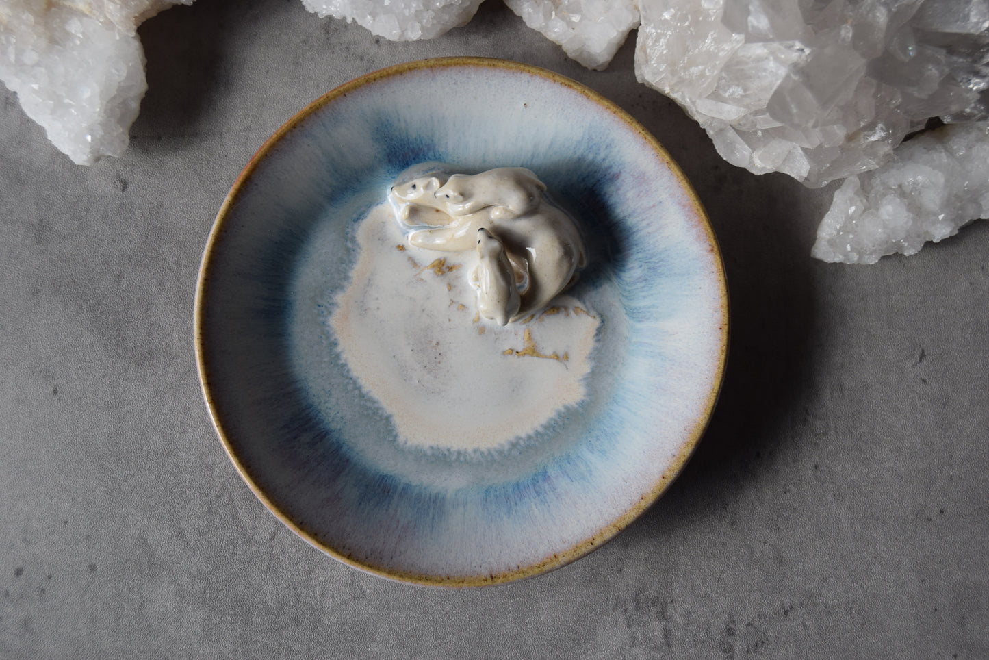 Polar Bears Trinket Plate