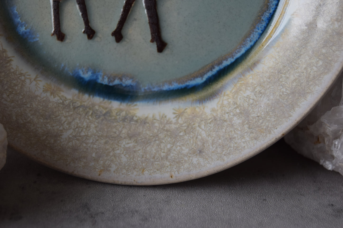 Reindeer Plate (white)