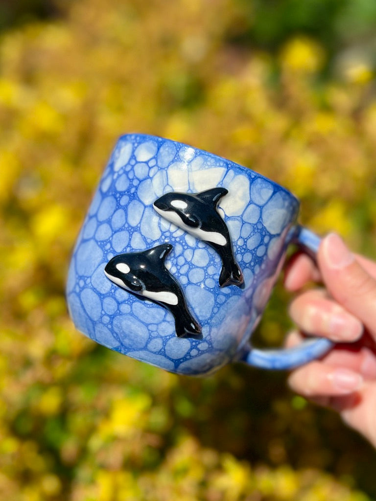 Emily Rose- Double Orca Mug