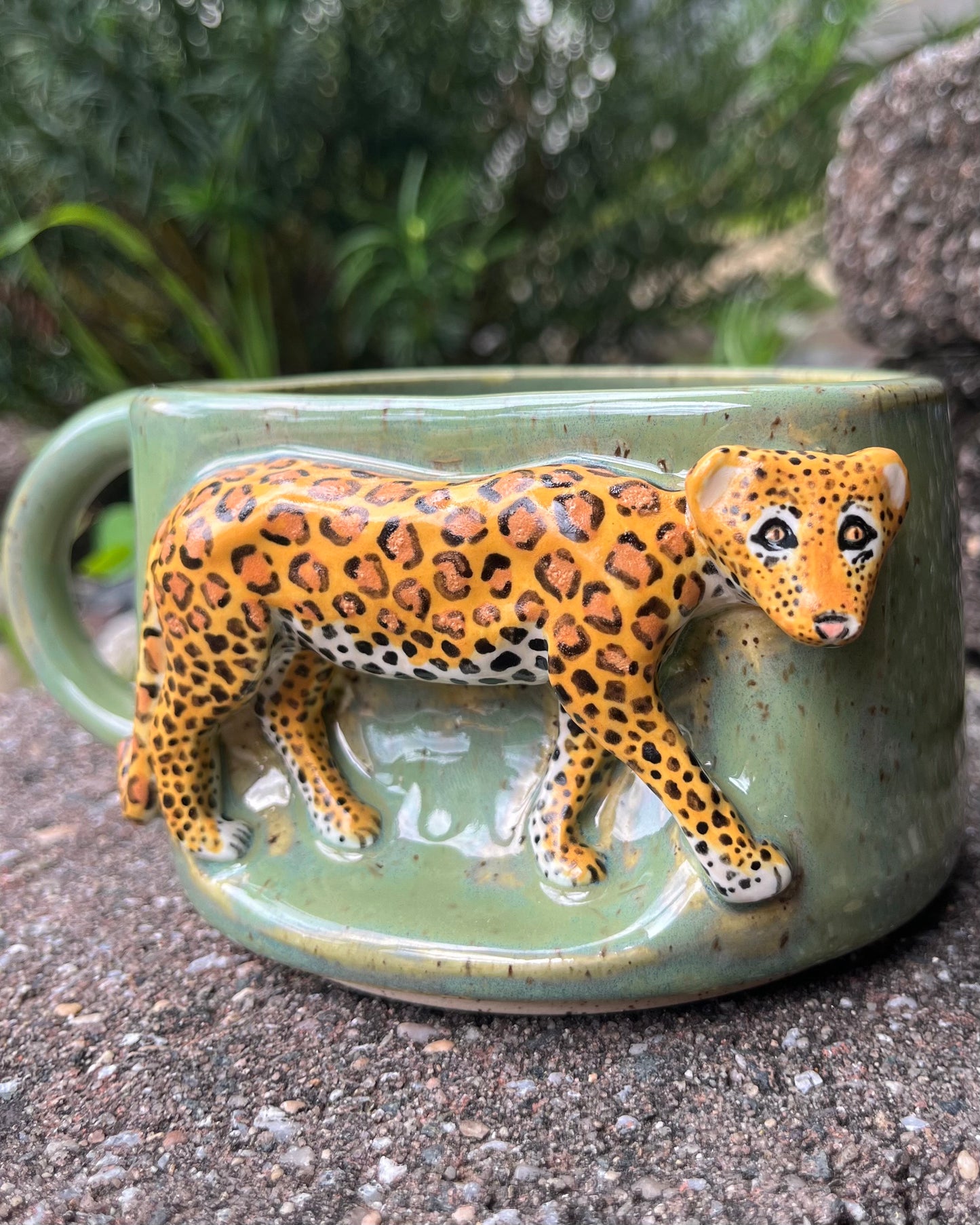 Lauren Hollowniczky- Amur Leopard Mug