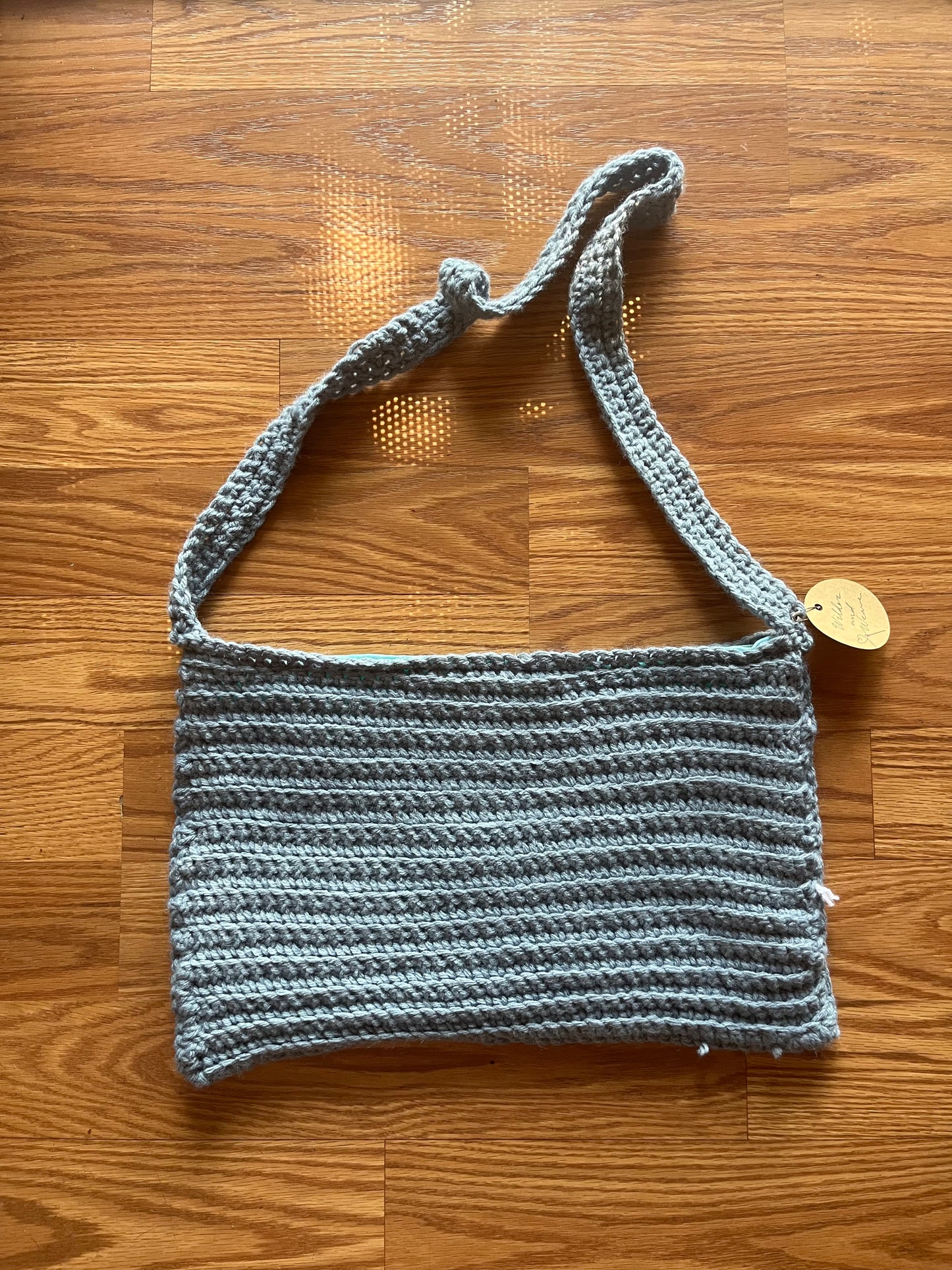 AJ Courtney- crocheted bag