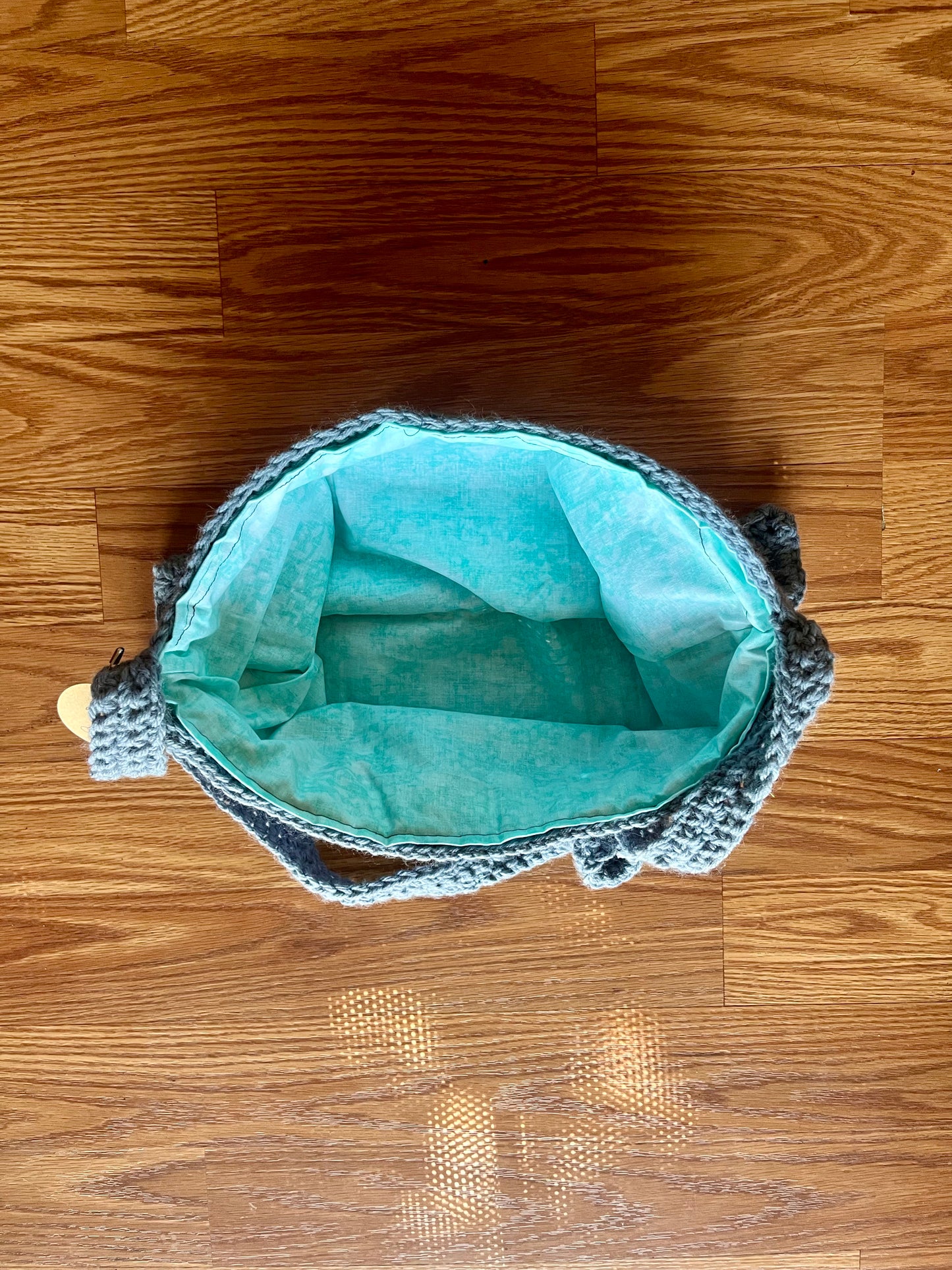 AJ Courtney- crocheted bag