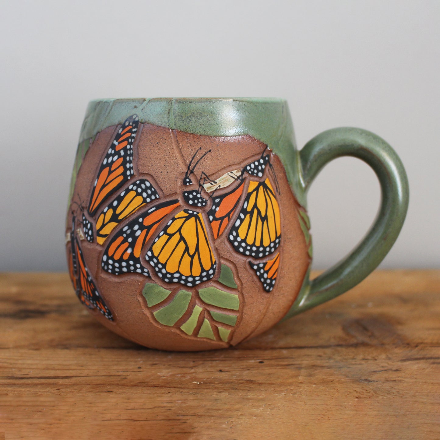 Wilding Ceramics- Monarch Migration Mug