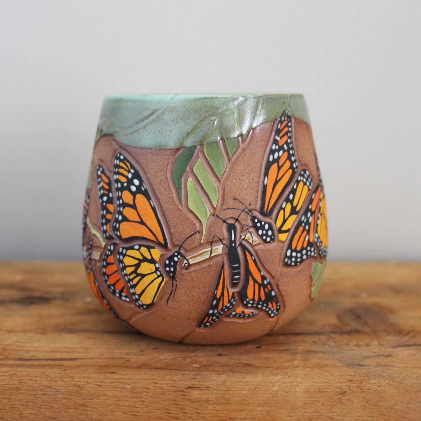 Wilding Ceramics- Monarch Migration Mug