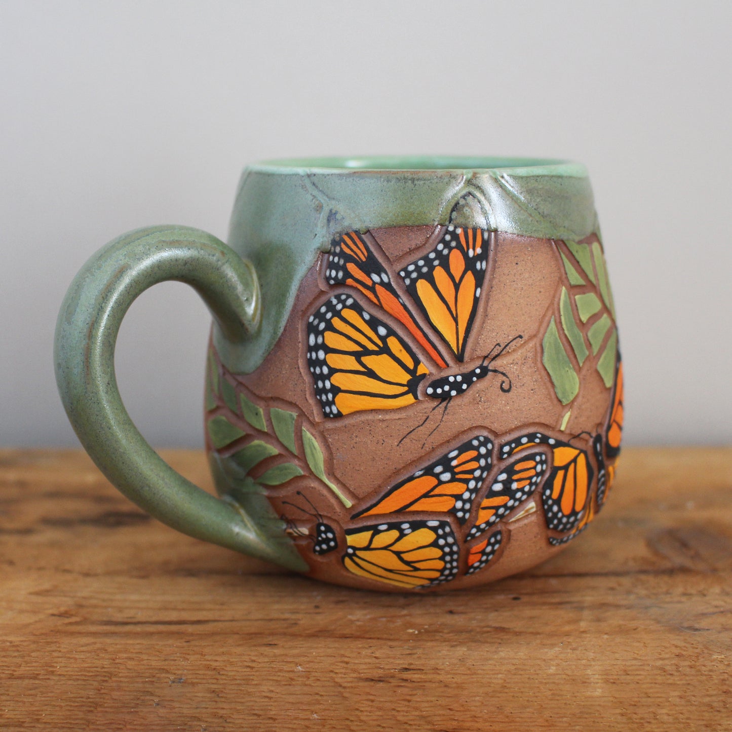 Wilding Ceramics- Monarch Migration Mug