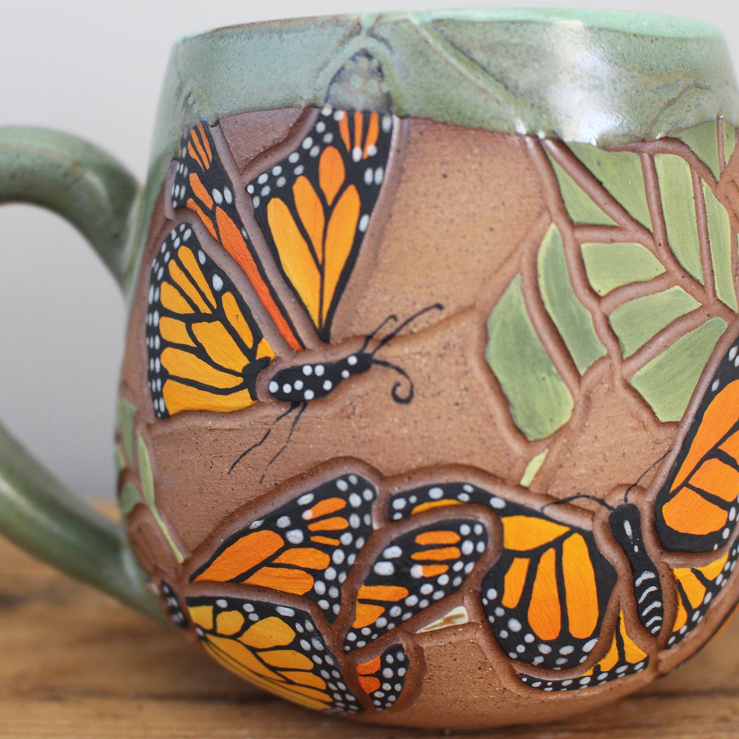 Wilding Ceramics- Monarch Migration Mug