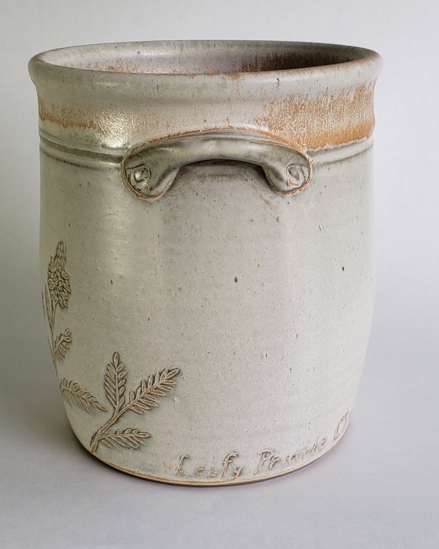 Michael Vorisek- Leafy Prairie Clover Vase