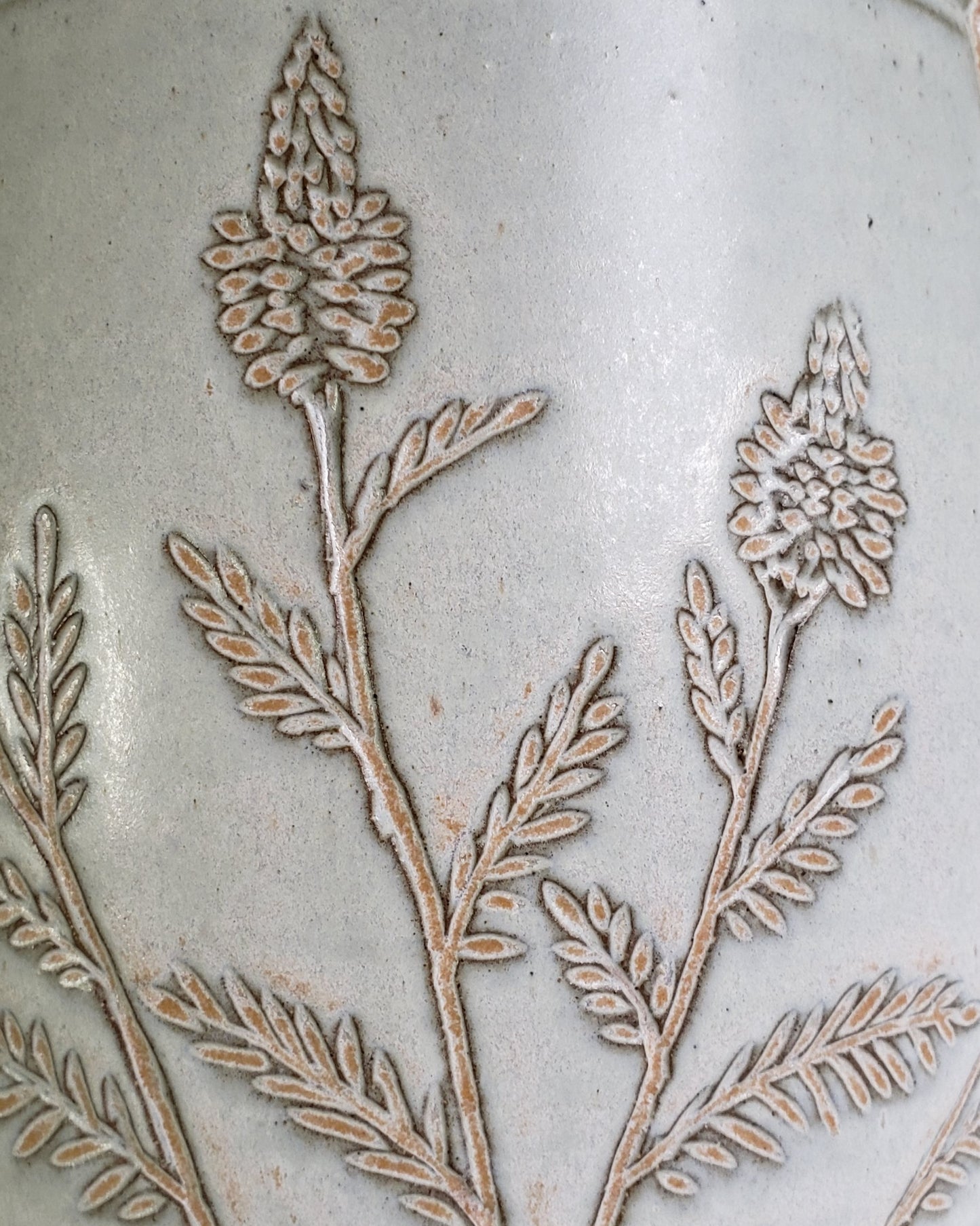Michael Vorisek- Leafy Prairie Clover Vase