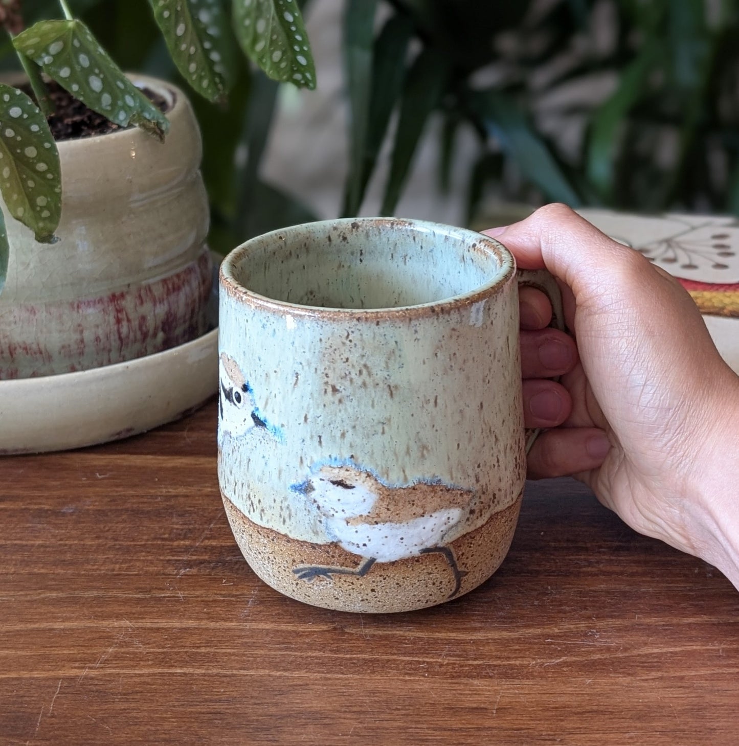 Tu Huynh- Snowy Plovers on Beach Mug