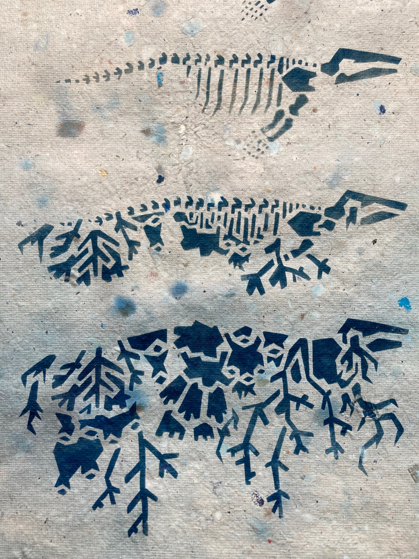 Joelle Cook- Whalefall Cyanotype