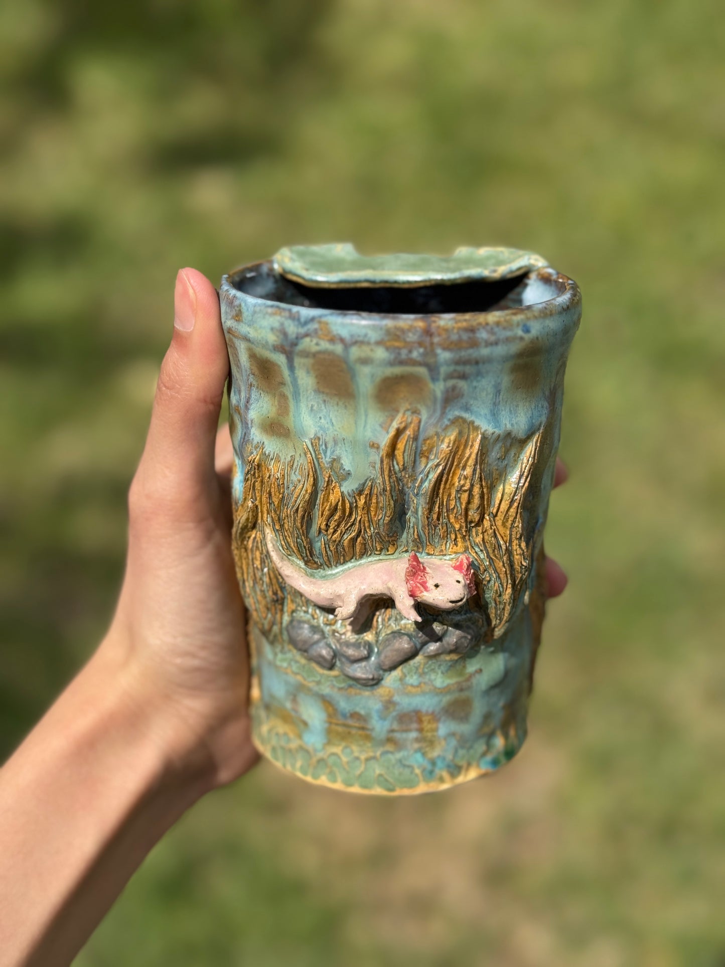 Natalia Cantu- Axolotl Mug