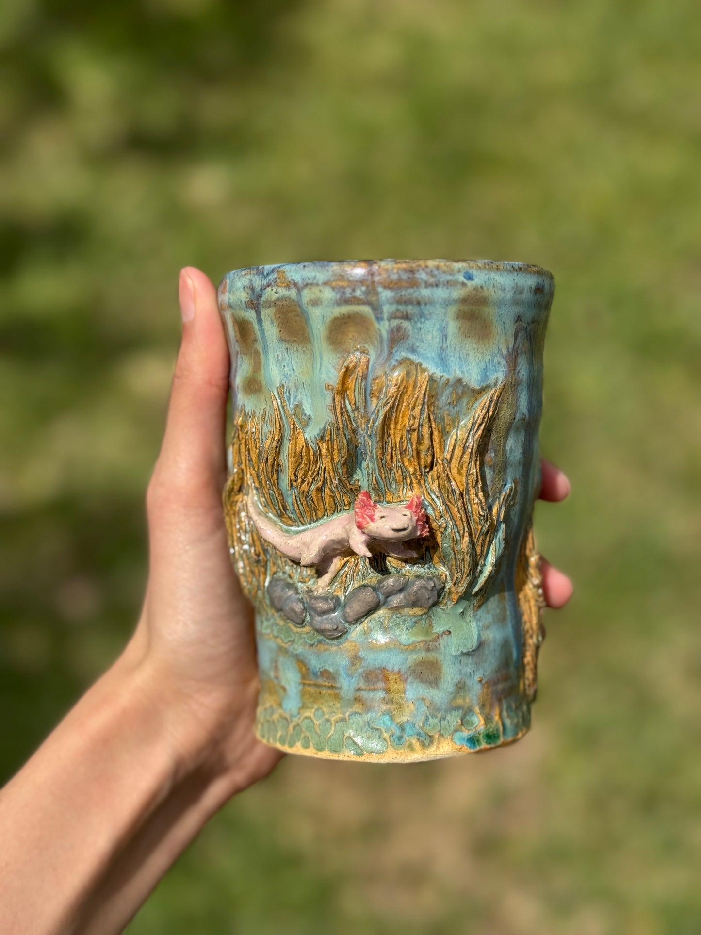 Natalia Cantu- Axolotl Mug