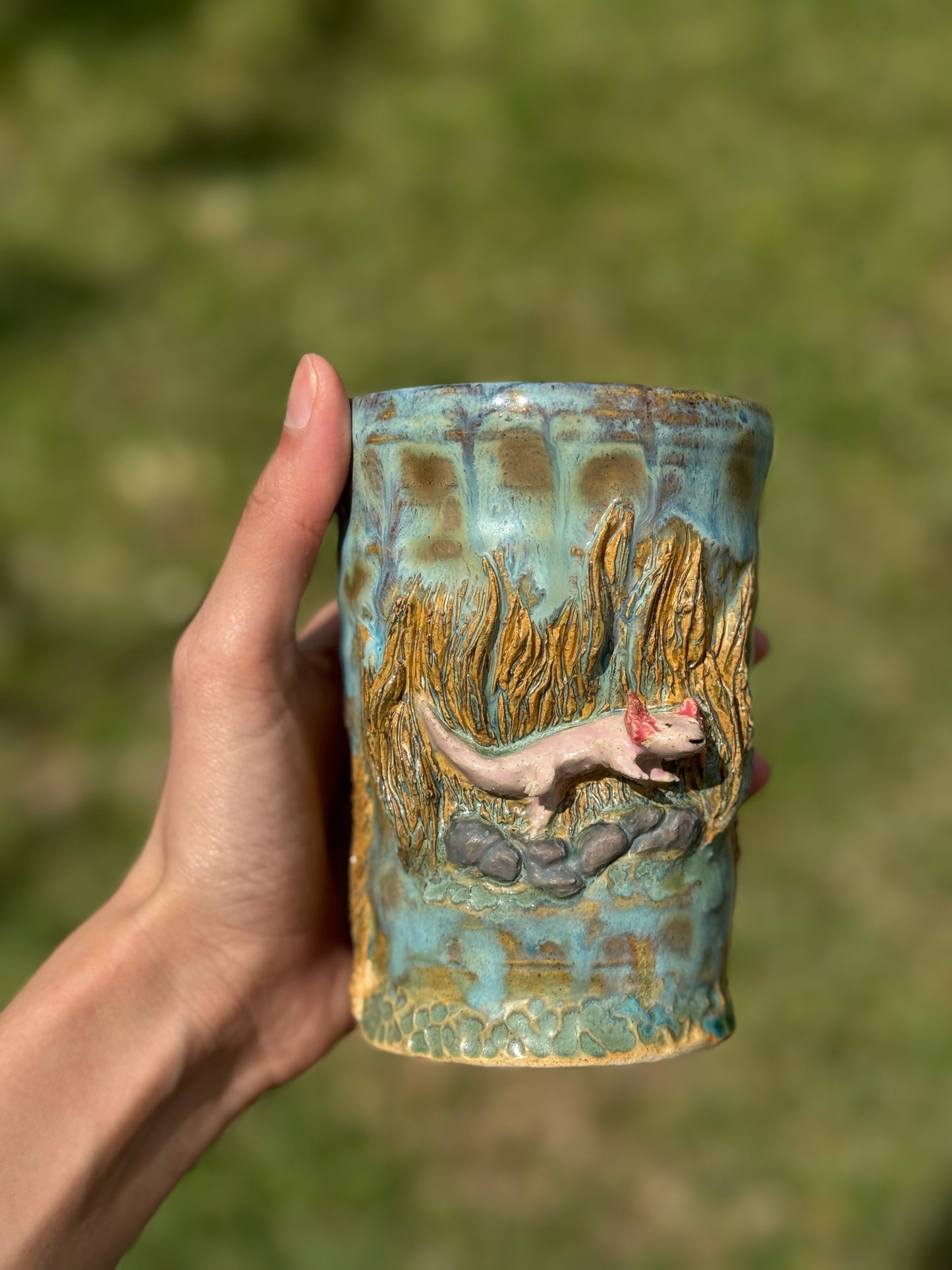 Natalia Cantu- Axolotl Mug