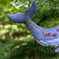 Kate Minelli- Whale Ornament (blue)