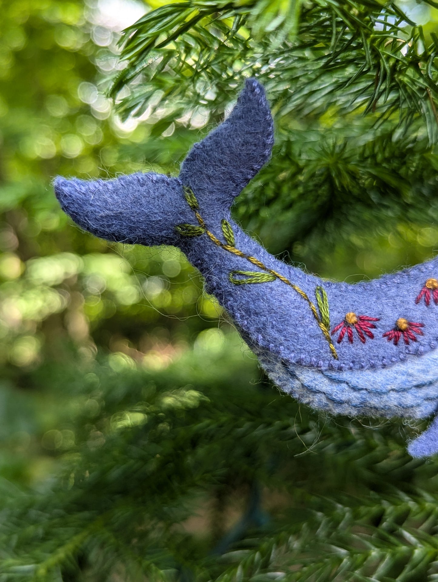 Kate Minelli- Whale Ornament (blue)