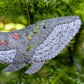 Kate Minelli- Whale Ornament (grey)