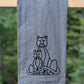 Kate Minelli- Hand Printed Organic Cotton Tote & Kitchen Towel Set