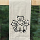 Kate Minelli- Hand Printed Organic Cotton Tote & Kitchen Towel Set