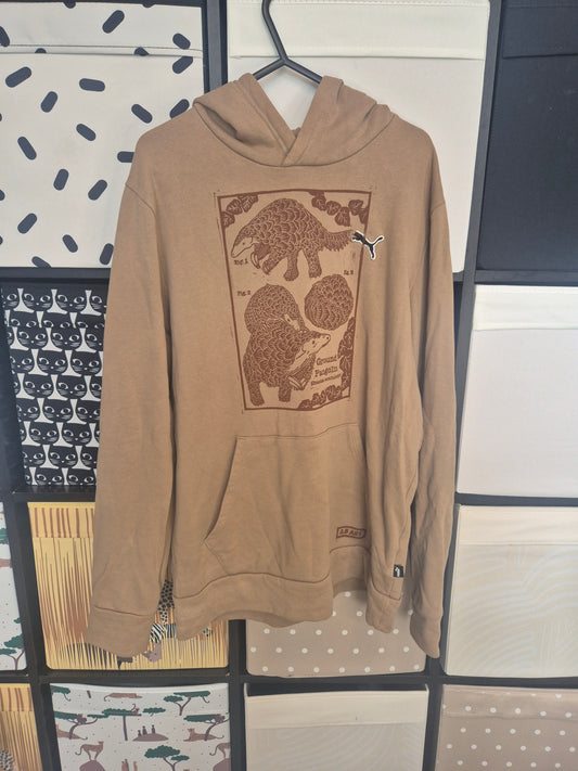 Ash Best- Pangolin and Ant Hoodie (size M) & A4 Print Bundle