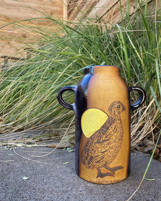 Rachel Burke Jasso- Quail Vase