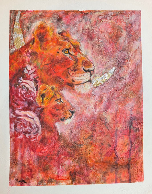 Yuvika Grewal- Our Little World - Apricity (Original Artwork)