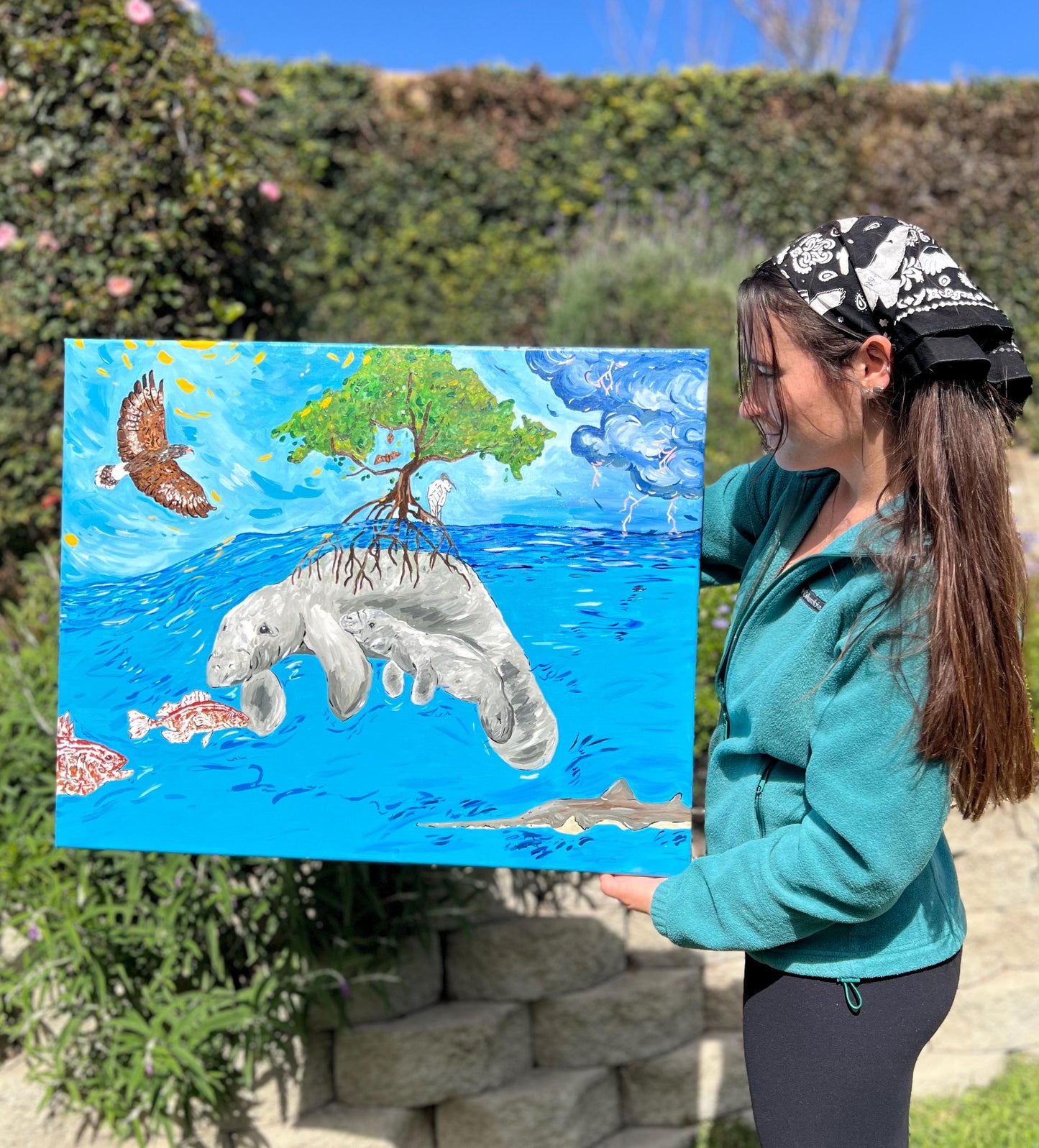 Amanda Craig- Florida Manatee with her Calf