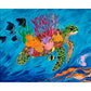 Amanda Craig-Sea Turtle Coral Reef