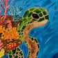Amanda Craig-Sea Turtle Coral Reef