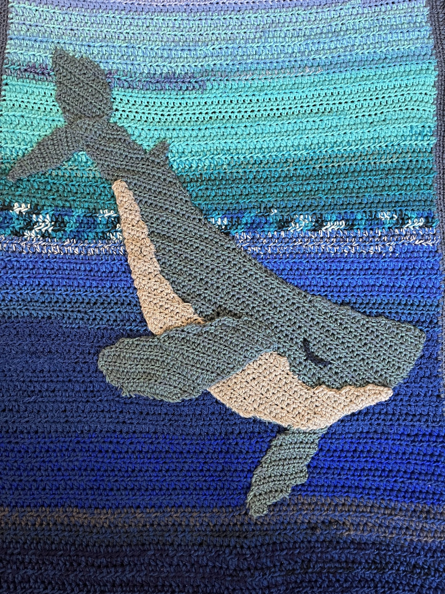 AJ Courtney- Blue Whale Blanket