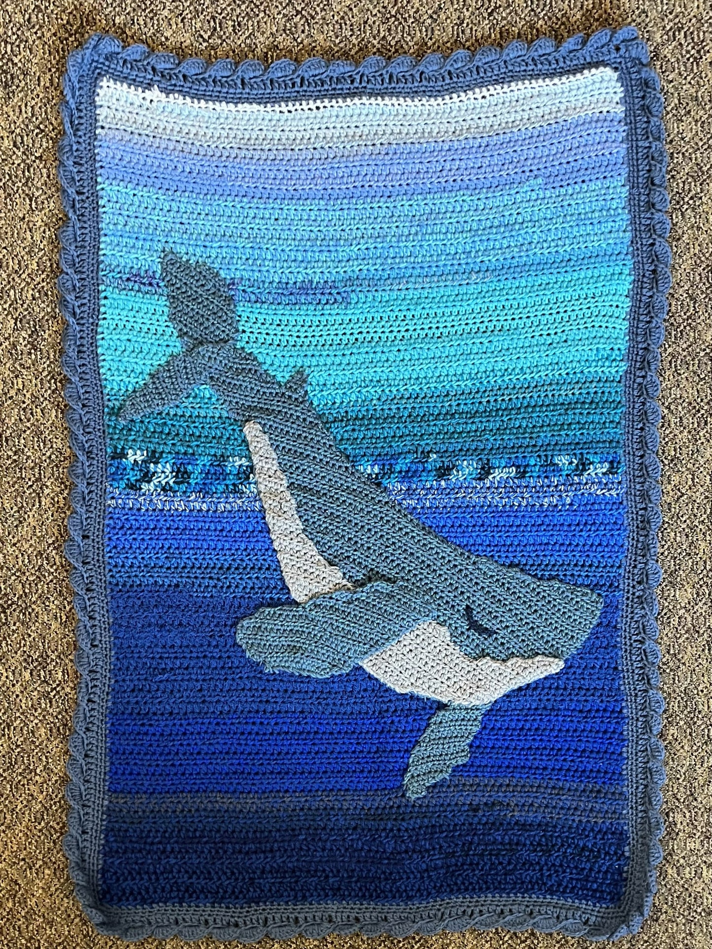 AJ Courtney- Blue Whale Blanket