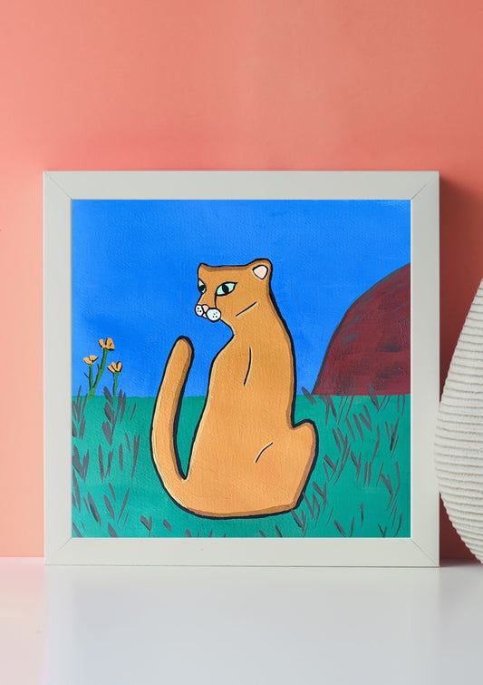 Ocelot Wild Studios- A Lion Among California Poppies