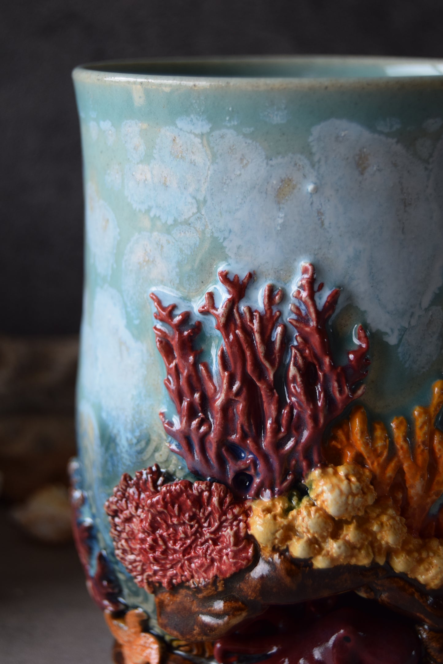 Coral Ecosystem Mug (jellyfish)