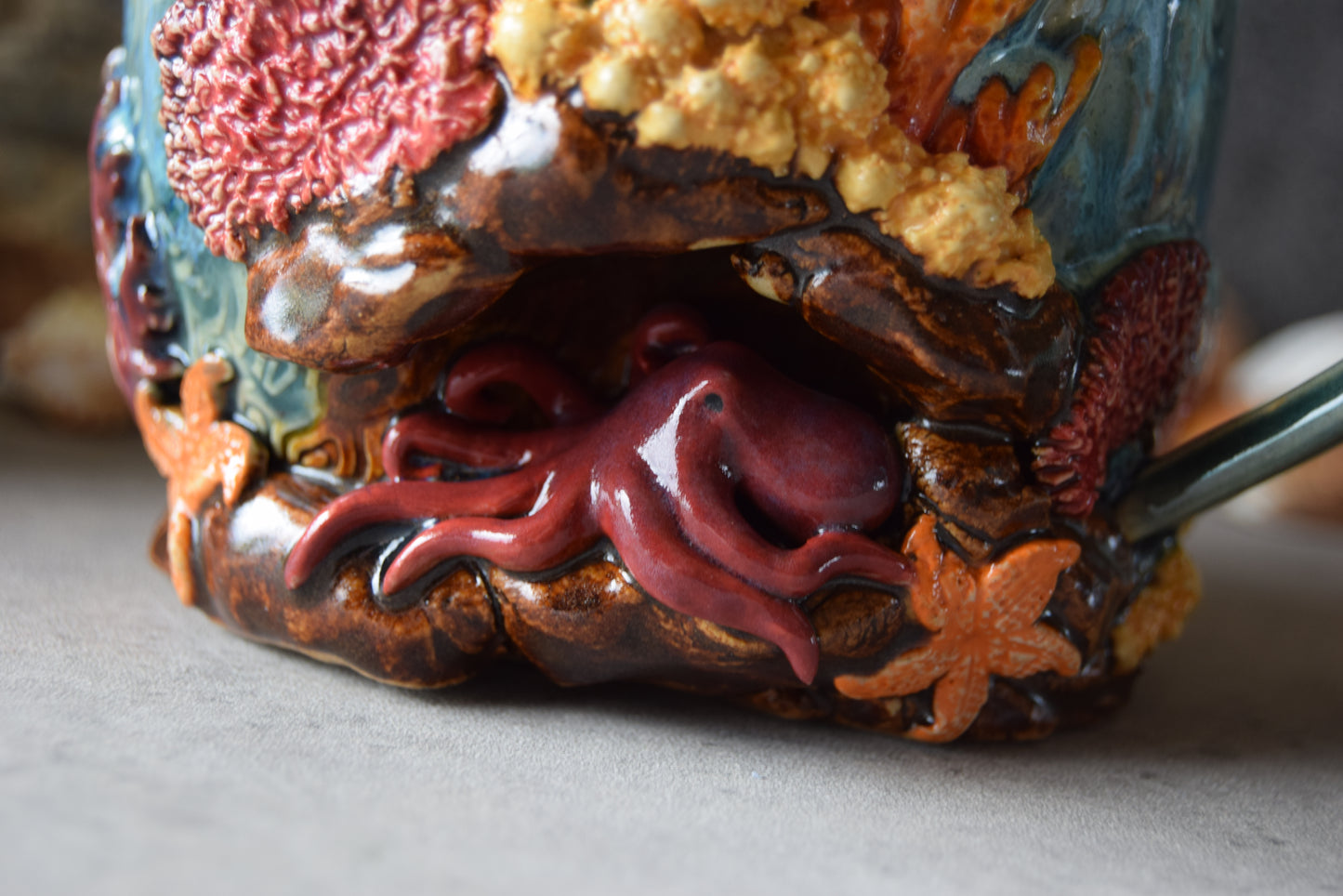 Coral Ecosystem Mug (jellyfish)