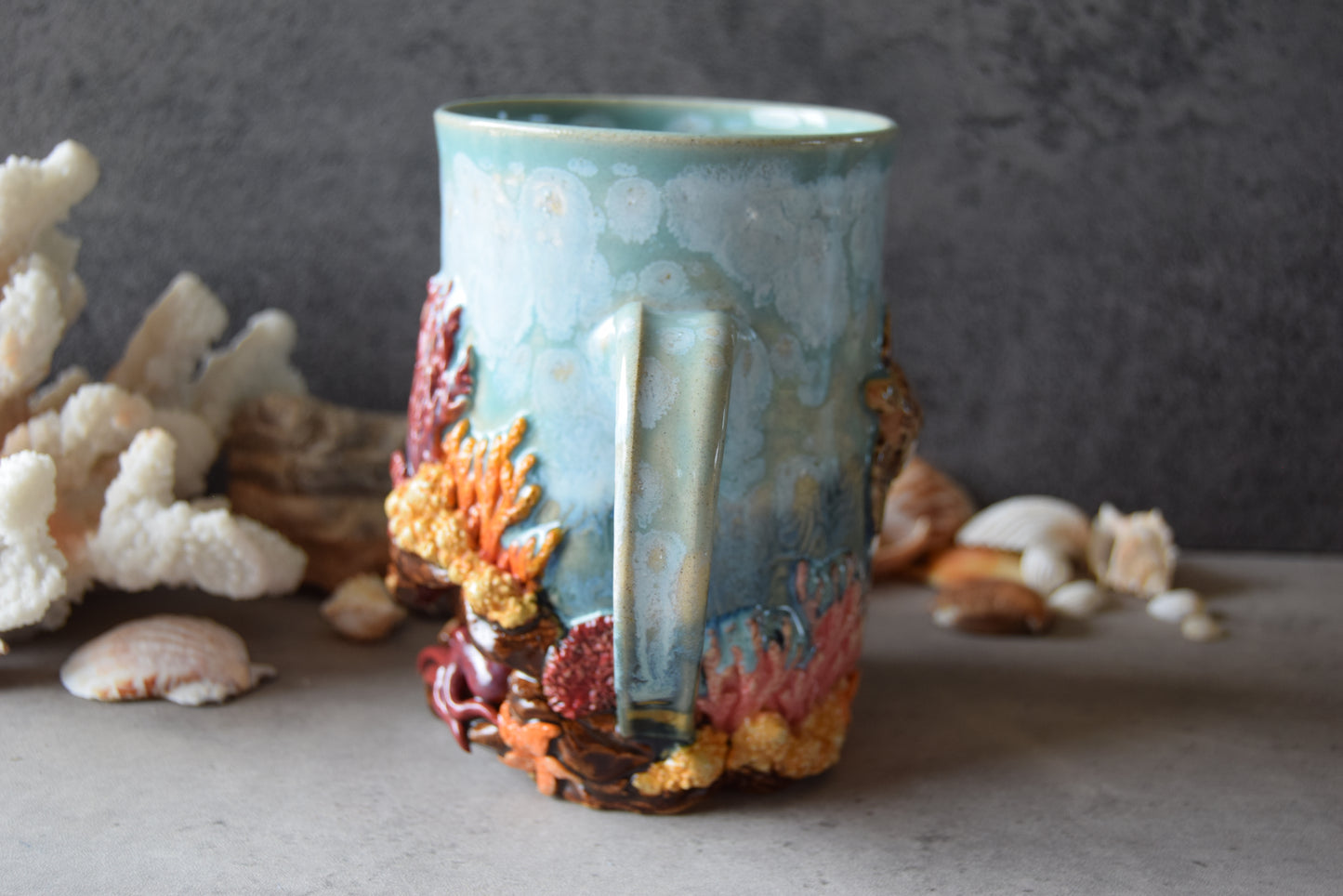Coral Ecosystem Mug (jellyfish)