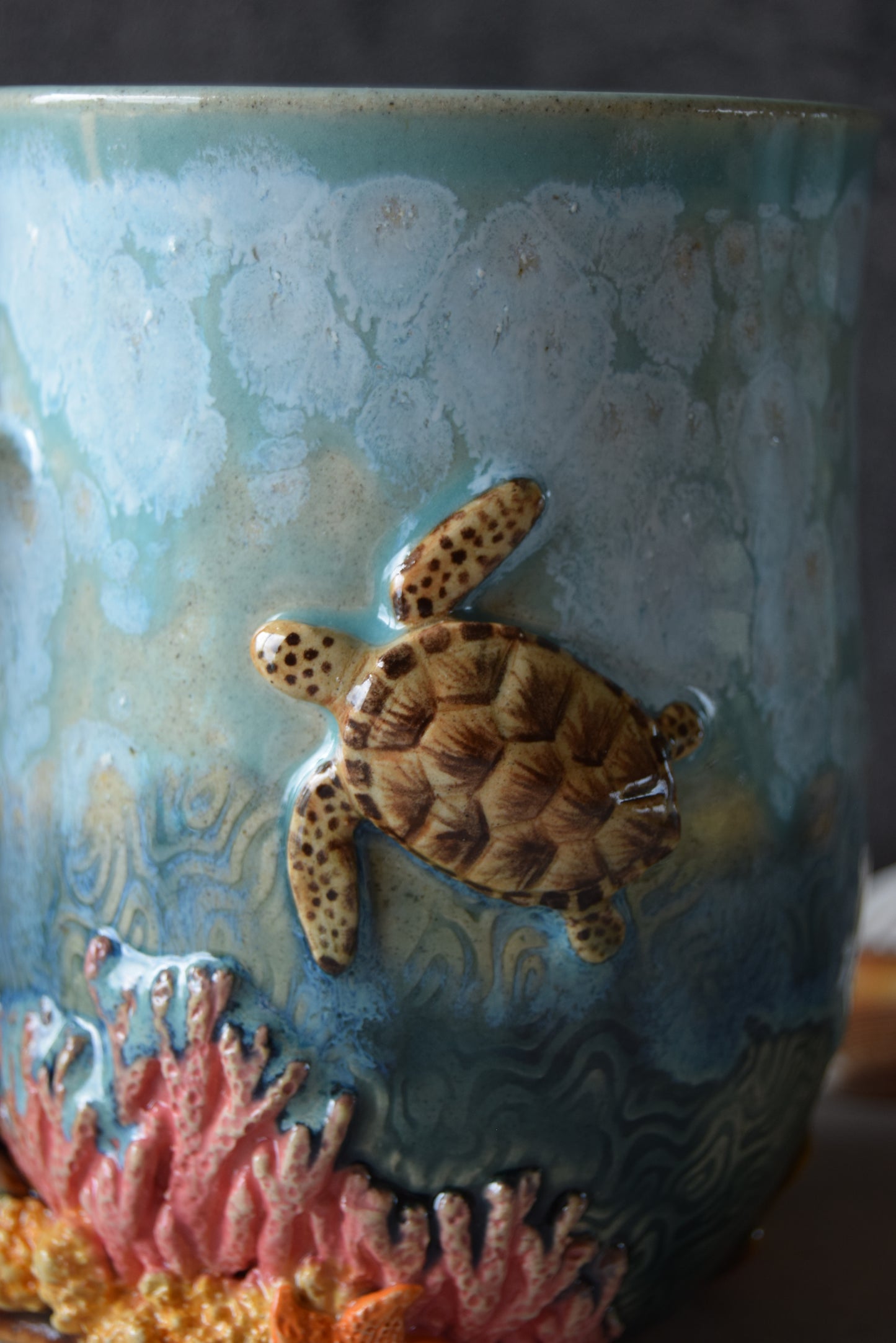 Coral Ecosystem Mug (jellyfish)