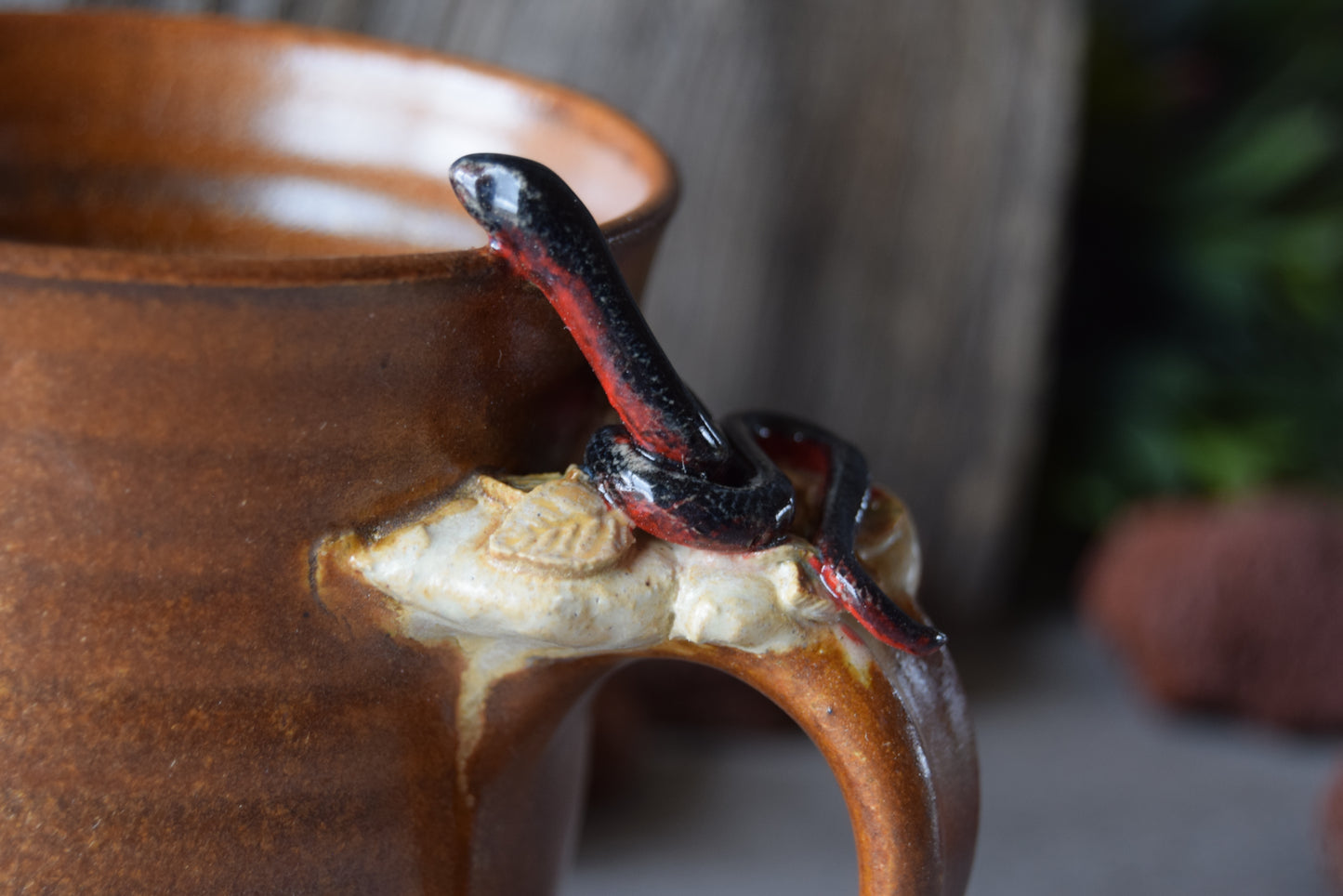 Red Bellied Snake Mug (seconds)