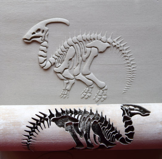 Z*Texture Roller- Parasaurolophus Fossil