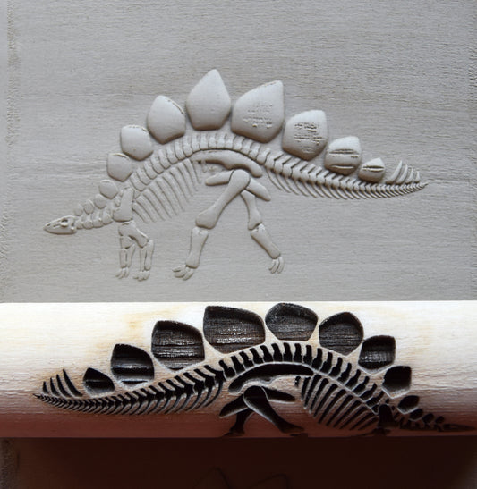 Z*Texture Roller- Stegosaurus Fossil
