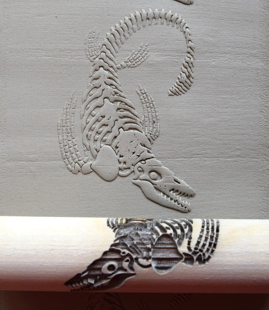 Z*Texture Roller- Mosasaur Fossil