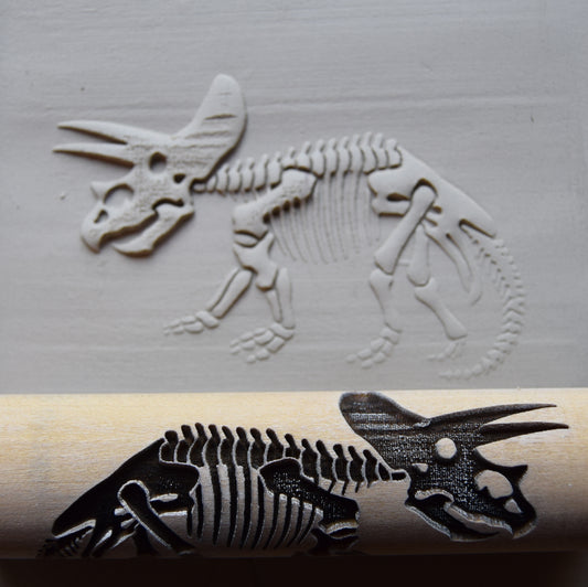 Z*Texture Roller- Triceratops Fossil