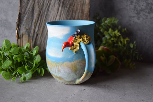 Scarlet Honeycreeper Mug (seconds)