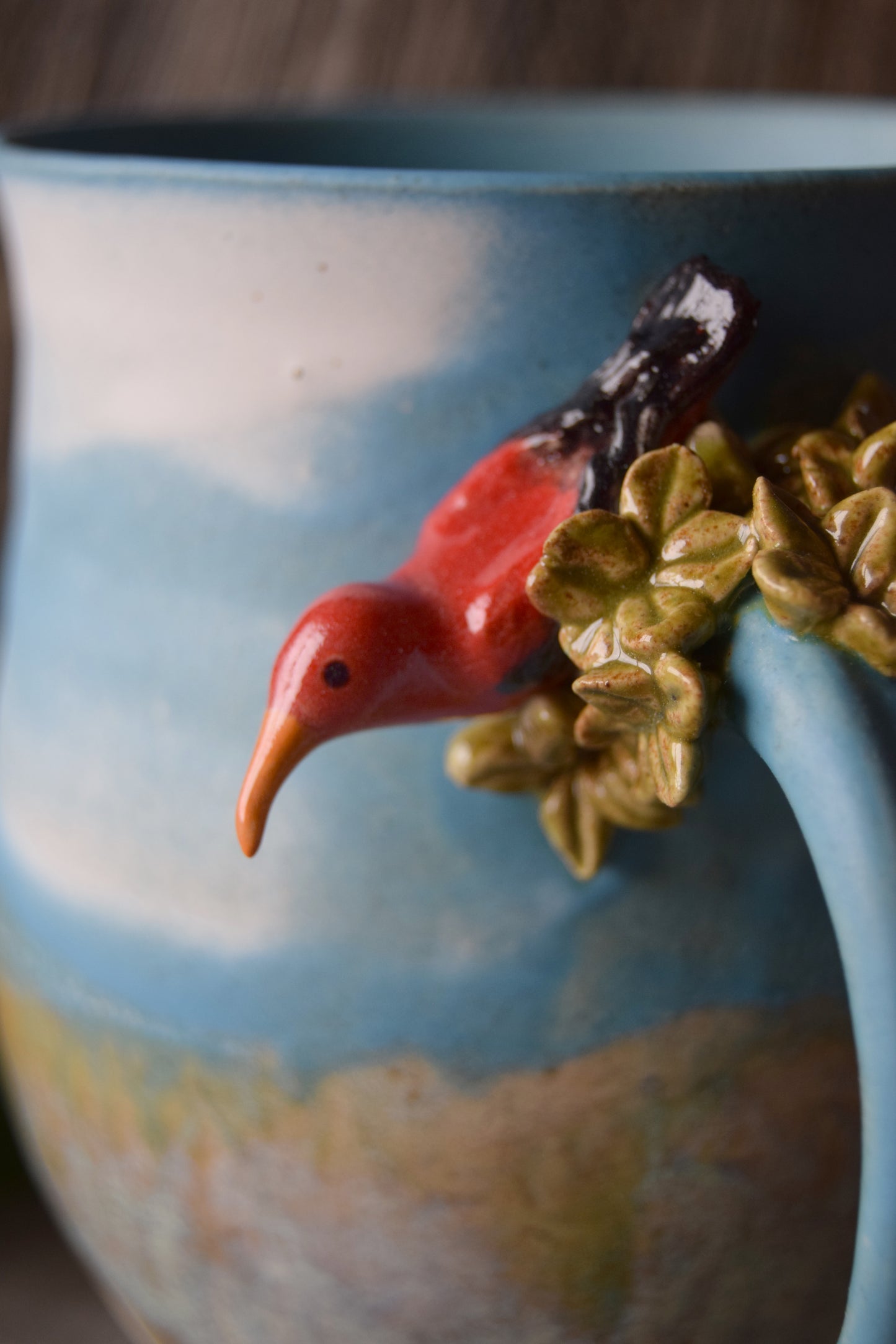 Scarlet Honeycreeper Mug (seconds)