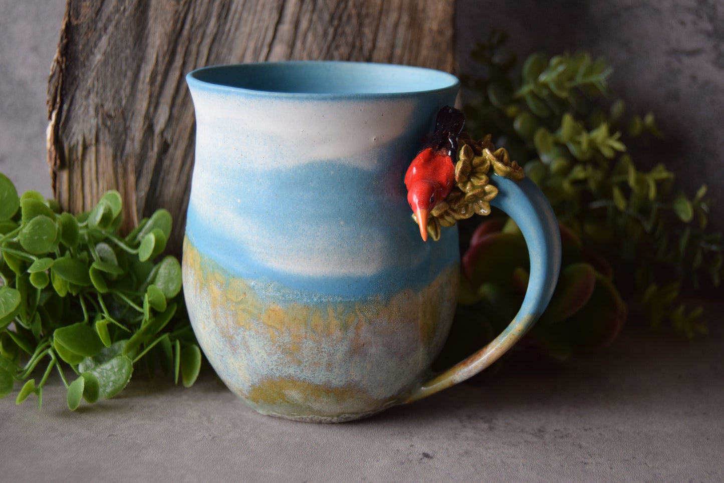 Scarlet Honeycreeper Mug (seconds)